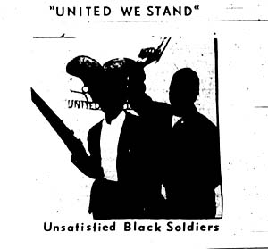Source: About Face. Heidelberg, Germany: Unsatisfied Black Soldiers, 1(6), September 12, 1970.