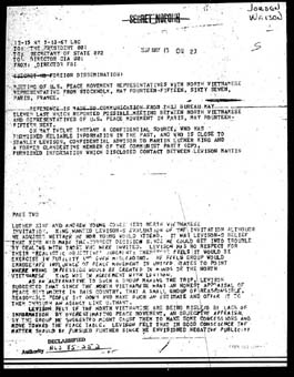 Source: Federal Bureau of Investigation. Martin Luther King and Young Invited to 5/14/67 Paris Meeting of U.S. Movement. 1967.